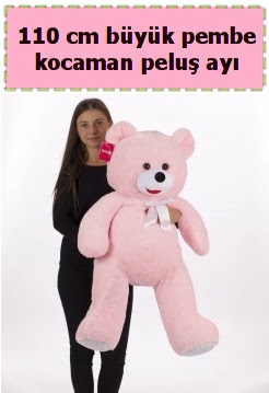 110 cm byk pembe kocaman pelu ay  Ankara iek gnderme 